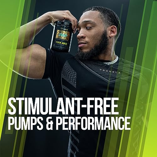 ALPHA LION Superhuman Pump Pre Workout Powder, Nootropic Caffeine & Stim Free ALPHA LION