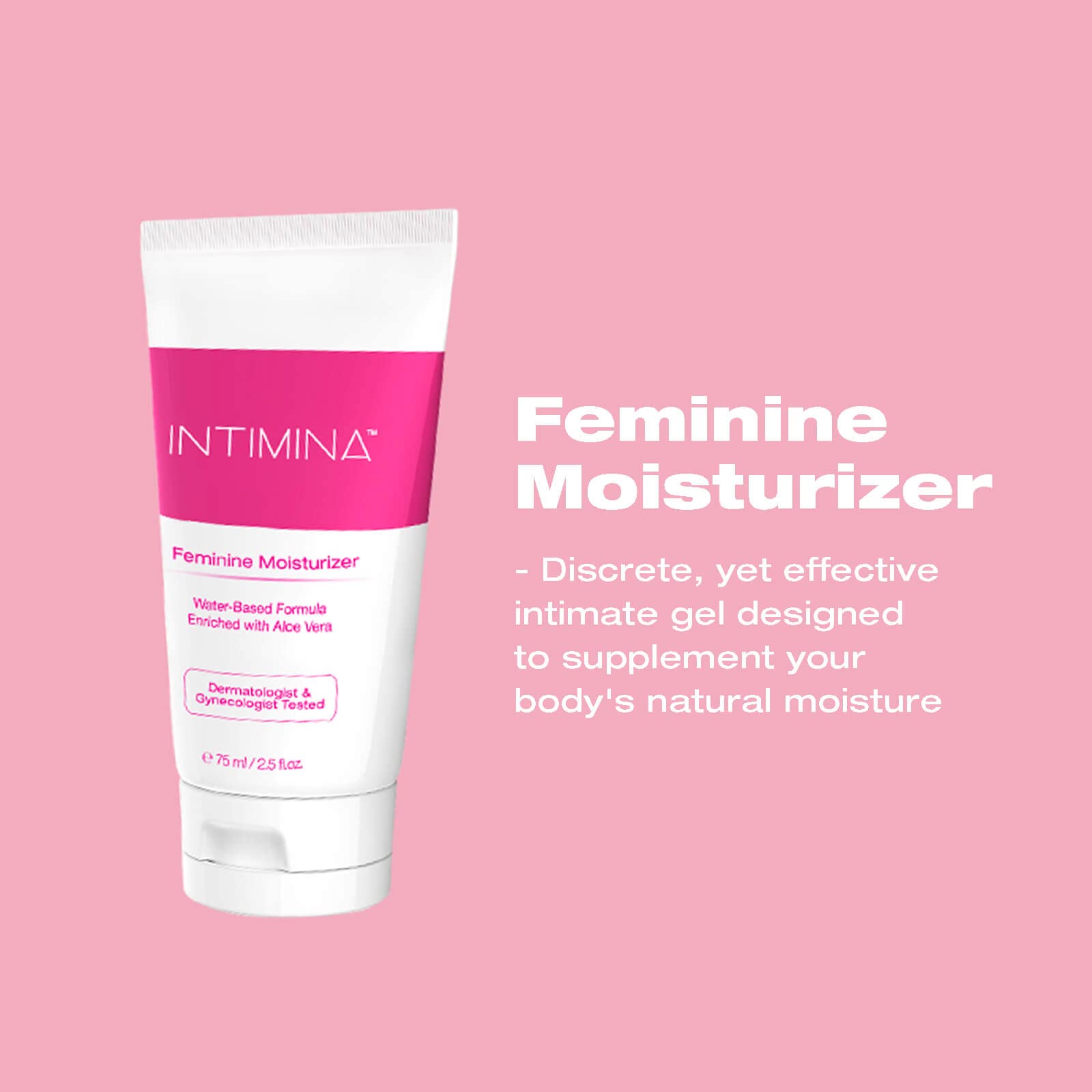 Intimina Feminine Moisturizer - Vaginal Moisturizer - Personal Lubricant for Women Water Based Lubrication INTIMINA