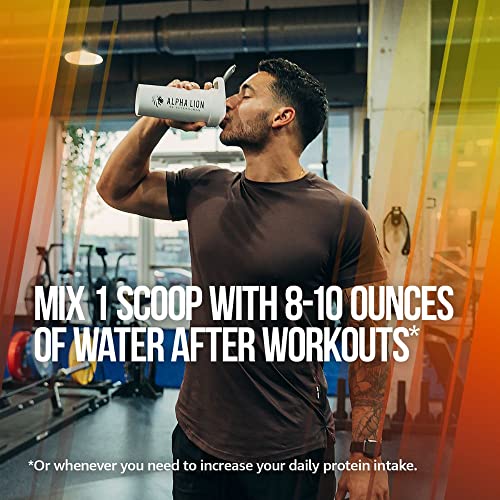 ALPHA LION Superhuman Whey Protein Powder, Great Tasting Pure Whey Protein Isolate ALPHA LION