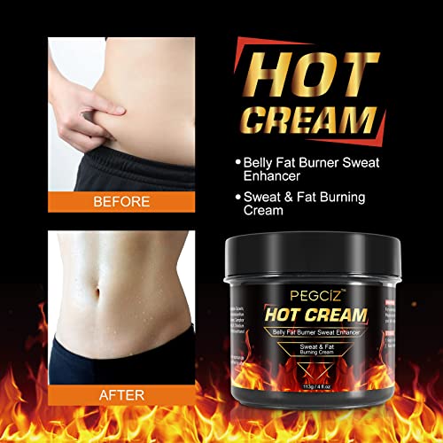 Hot Sweat Cream, Fat Burning Cream for Belly, Natural Sweat Enhancer Cream for Men Mcukv