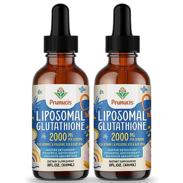2000MG Liposomal Glutathione Liquid, 98% Absorption, Glutathione Liquid Supplement