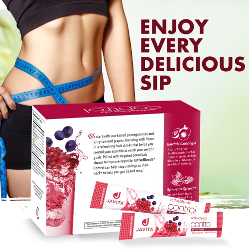 Javita ActiveBlendz Control Fruit Powder Drink Instant Beverage Made w/Pomegranate JAVITA