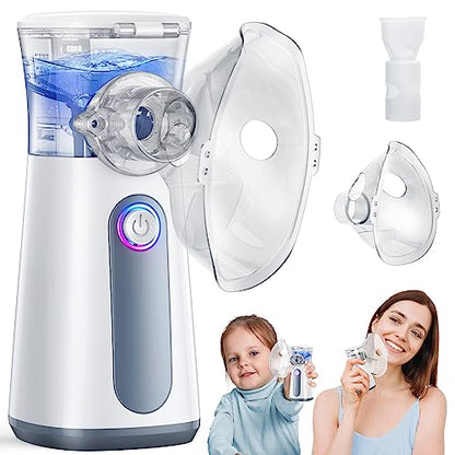 Compact Portable Nebulizer, Mesh Nebulizer, auto-Cleaning Handheld Nebulizer