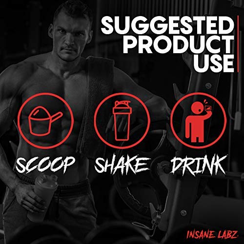 Insane Labz Psychotic Gold, High Stim Pre Workout Powder, Extreme Lasting Energy Insane Labz