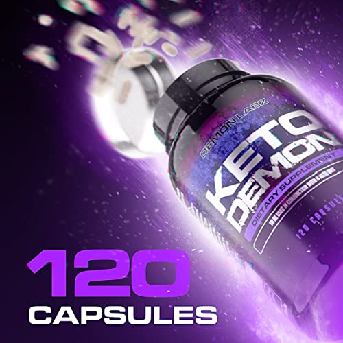 Keto Demon – Hardcore Keto Pills – Use with The Keto Diet – Packed with Raspberry Ketones Demon Labz