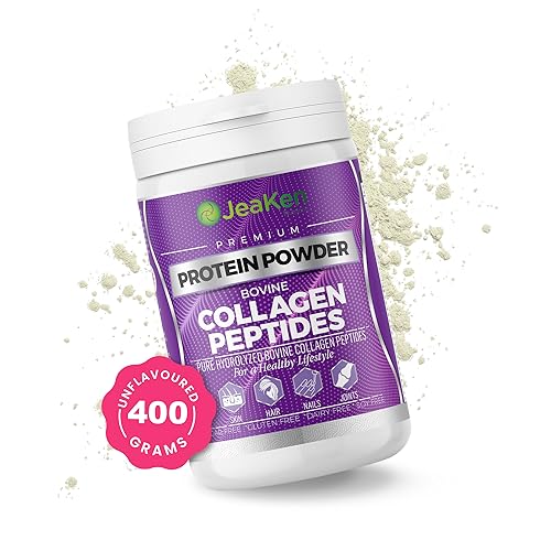 JeaKen - Unflavored Collagen Peptides Powder from Grass-Fed Bovine Sources - Sugar-Free Hydrolyzed Collagen JeaKen