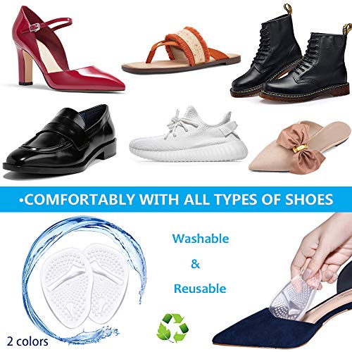Ball of Foot Cushions, Metatarsal Pads, High Heel Inserts, Forefoot Cushions JUMPOW