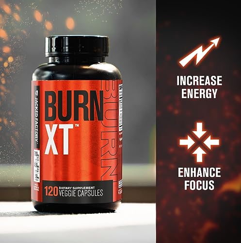 Jacked Factory Burn-XT Body Recomposition for Men & Women - Improve Focus Jacked Factory