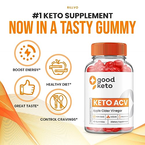(5 Pack) Good Keto ACV Gummies - Official - Keto Good ACV Advanced Formula Plus Rillvo