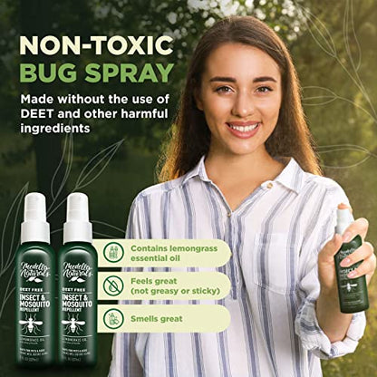 Deet-Free Insect & Mosquito Repellent Pack of 2 (8 oz) – Nice Smelling