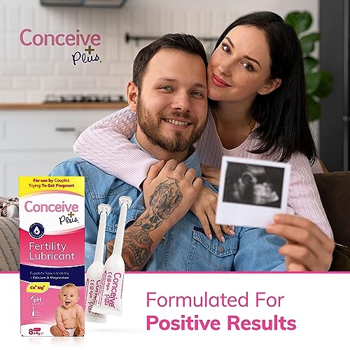 Conceive Plus Fertility Lubricant in Pre-Filled Applicators, Fertility Friendly Lube for Couples Trying