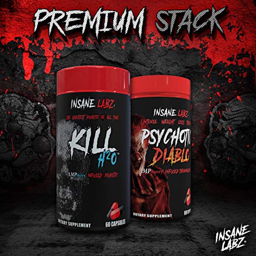 Insane Labz Kill H20, AMPiberry Infused Diuretic, Reduce Water Retention and Bloating Relief