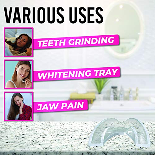 HONEYBULL Mouth Guard for Grinding Teeth [6 Pack] 1 Size for Heavy Grinding | Comfortable