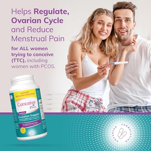 CONCEIVE PLUS Womens Ovulation Support - PCOS Supplement for Fertility