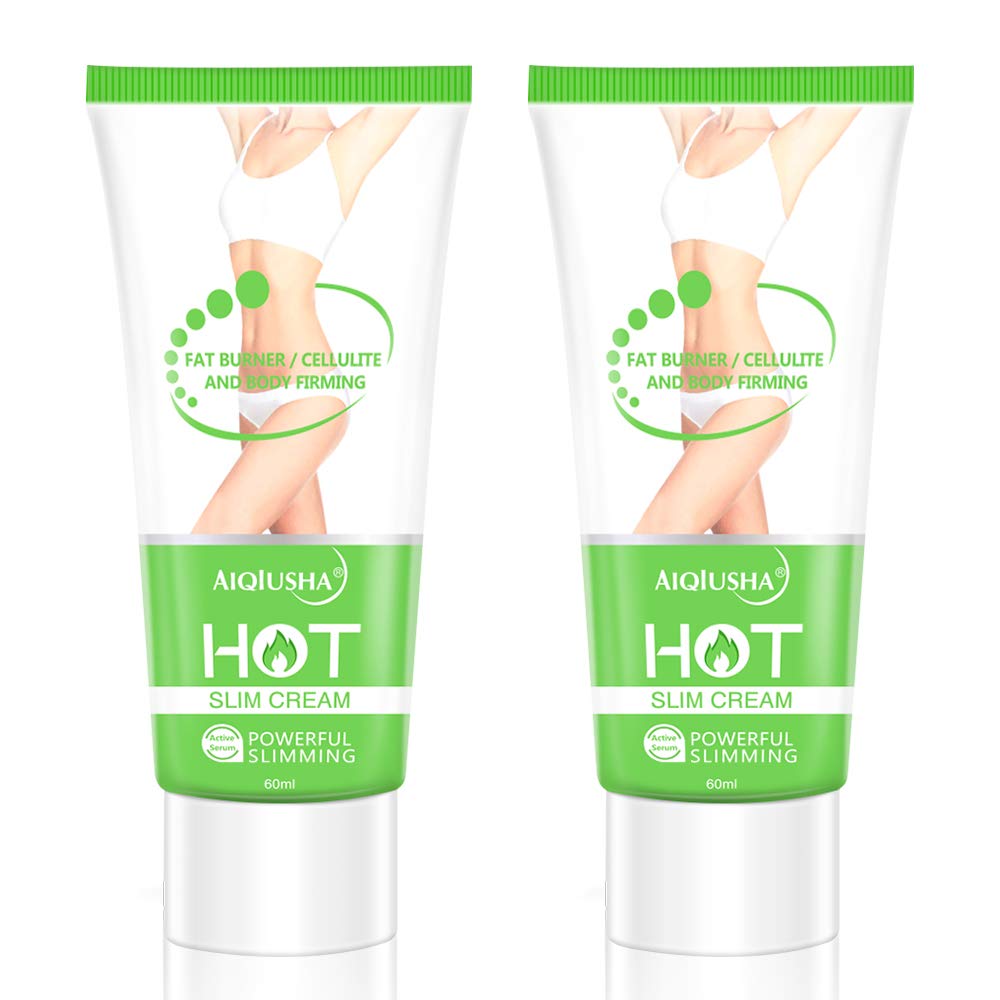 Hot Cream 2 Pack, Cellulite Slimming & Firming Cream, Body Fat Burning Massage Gel