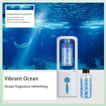 Commercial Smell Machine Oil Diffuser Essential Oil Capacity 50ml Waterless Essential Oil Diffuser