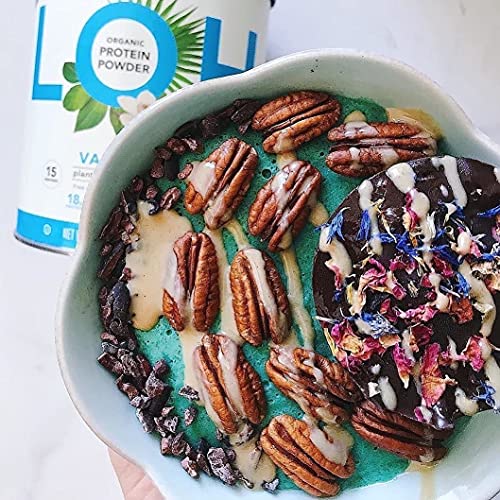 ALOHA Organic Plant Based Protein Powder, Stevia Free, Vanilla, 19.6 oz, 15 Servings ALOHA