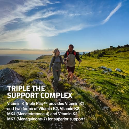 Vitamin K Triple Play (Vitamin K2 MK7 / Vitamin K2 MK4 / Vitamin K1) Full Spectrum Bronson
