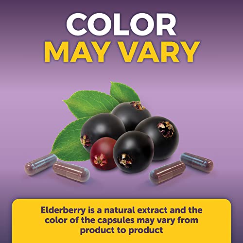 Viva Naturals Sambucus Elderberry with Vitamin C and Zinc for Adults - 5 in 1 Sambucus Viva Naturals