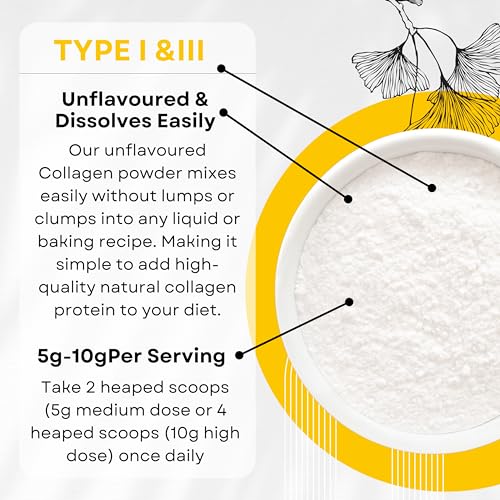 100% Pure Hydrolysed Collagen Peptides Powder - 400g Tub | Halal & Grass-Fed Bovine Collagen CLN Labs