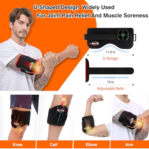 Cordless Red Light Therapy for Knee, Infrared Light Therapy Devices for Knee Pain Relief, Meniscus Injury