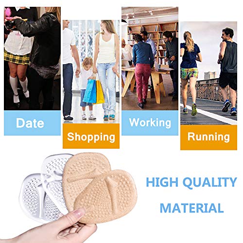 Ball of Foot Cushions, Metatarsal Pads, High Heel Inserts, Forefoot Cushions JUMPOW