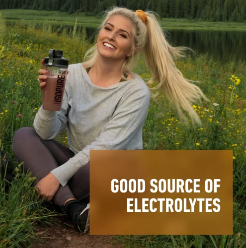 Isopure Protein Powder, Low Carb Whey Isolate with Vitamin C & Zinc for Immune Support, Isopure