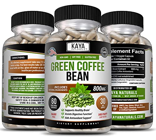 Kaya Naturals Green Coffee Bean 60ct - Weight Management Kaya Naturals