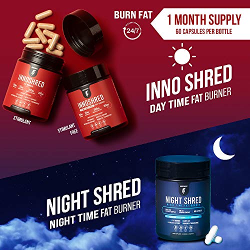 Inno Shred - Day Time Fat Burner | 100mg Capsimax, Grains of Paradise, Organic Caffeine InnoSupps