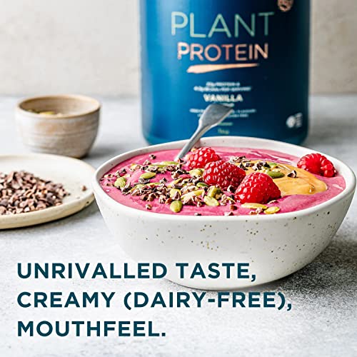 Kinetica Vanilla Flavour Plant Protein 1kg | Blend of Pea and Rice Protein | Vegan Kinetica