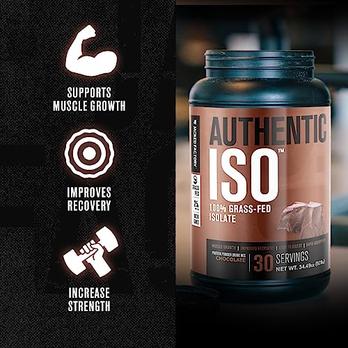 Jacked Factory Authentic ISO Grass Fed Whey Protein Isolate Powder - Low Carb Jacked Factory