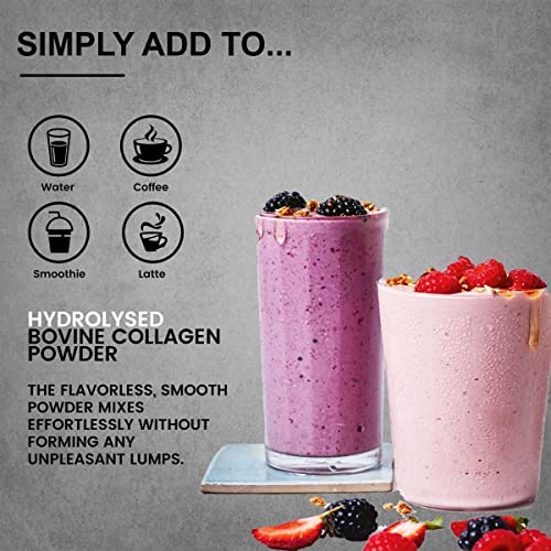 Vitazam Bovine Collagen Peptides - Hydrolyzed Type 1 & 3 Collagen Powder Protein Supplement for Healthy VitaZam