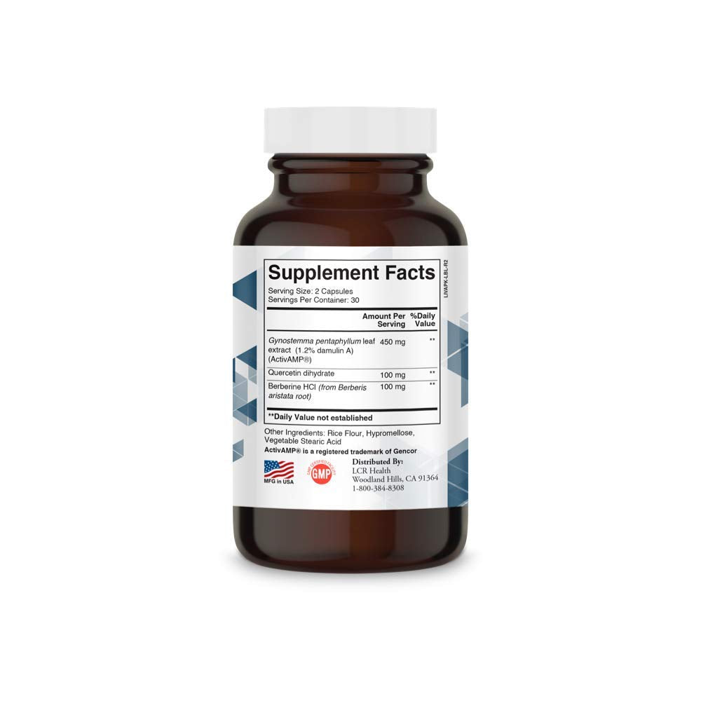 LCR Health Active-PK AMPK Berberine Longevity Activator, Weight Management Supplement LCR Health