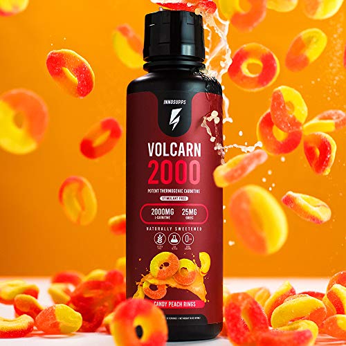 InnoSupps Volcarn 2000 - Advanced Fat Burning Liquid | L-Carnitine, GBEEC, Boost Energy InnoSupps