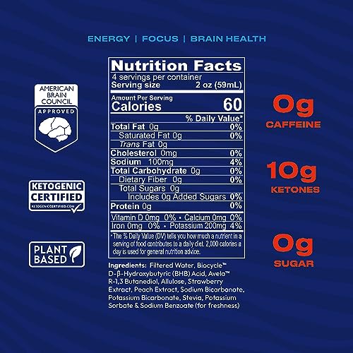 KENETIK Clean Energy Drink Mix, Sugar Free & Caffeine Free Drinkable Ketones For Energy Kenetik