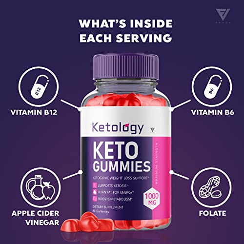 Ketology Keto ACV Gummies Advanced Weight Loss Ketosis Supplement, Ketology Keto Fyvus