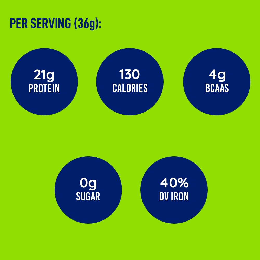 LeanFit Organic Plant-Based Protein, Natural Vanilla Flavor, 21g Vegan Protein, 19 Servings LeanFit