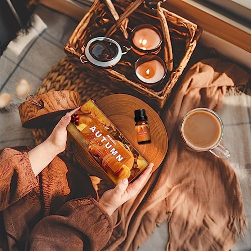 Autumn Fragrance Oil Set, Premium Fall Essential Oils for Diffuser and Candle Making -Cinnamon ARVIDSSON