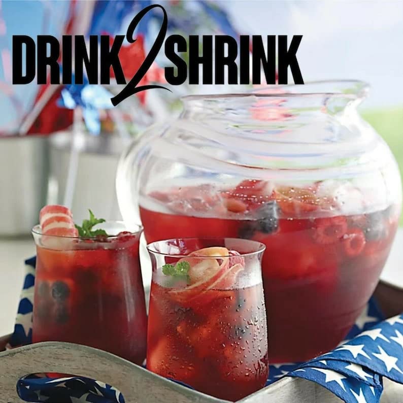 4 Week drink2Shrink Detox Formula Start Losing That Stubborn Belly Fat! (Green Apple) Heath Secret