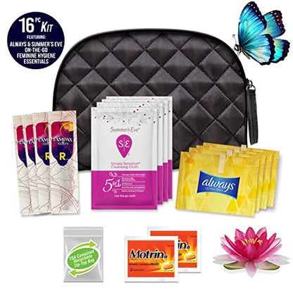Convenience Kits International Women’s “On-The-Go” Feminine Care Travel Essentials Featuring