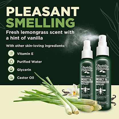 Deet-Free Insect & Mosquito Repellent Pack of 2 (8 oz) – Nice Smelling