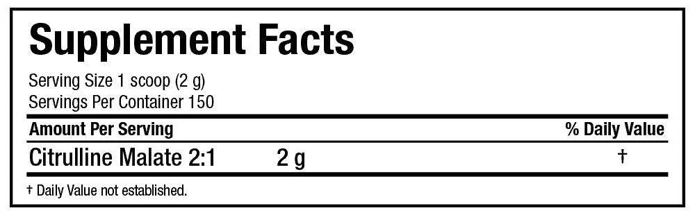ALLMAX Essentials CITRULLINE MALATE 2:1 - 300 g Powder - Improves Endurance ALLMAX Nutrition