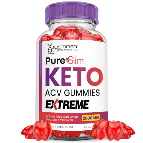 (3 Pack) Pure Slim Keto ACV Gummies Extreme 2000MG PureSlim Keto Gummies Advanced