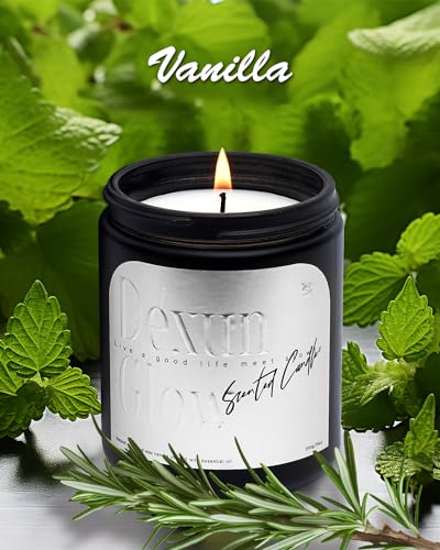 Aromatherapy Candle, Handcrafted with Natural Soy Wax and Essential Oils for Home Scented Dexun Glow