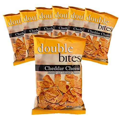 Weight Loss Systems High Protein Cheddar Cheese Double Bites, Crunchy Diet Snack Chips