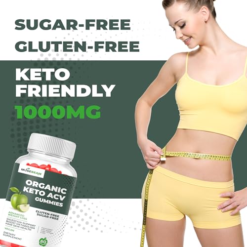 Keto ACV Gummy for Advanced Weight Loss - Gluten Sugar Free Rapid Belly Fat Burner MuseBeam