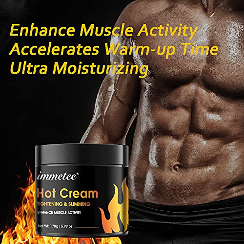 Hot Cream for Belly Fat Burner, Hot Cream Cellulite and Fat Burner, Sweat Fat Burning Gel immetee