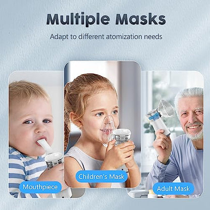 Compact Portable Nebulizer, Mesh Nebulizer, auto-Cleaning Handheld Nebulizer