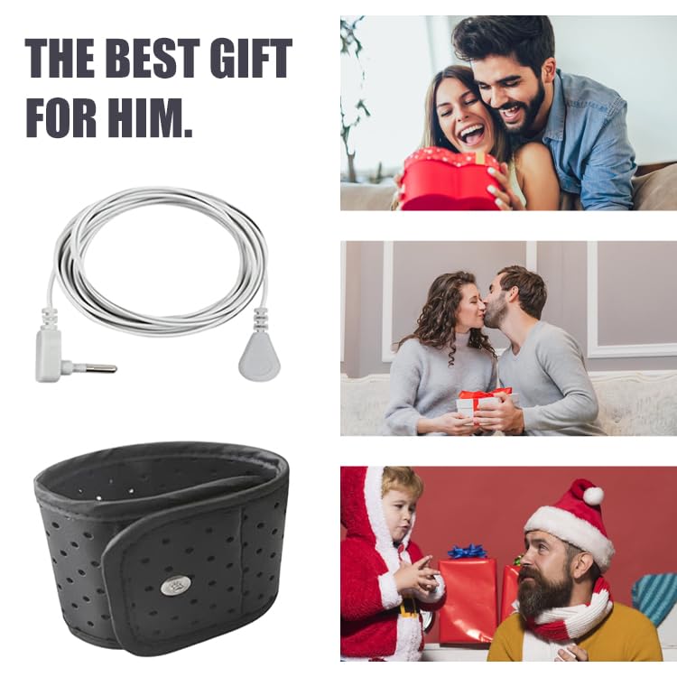 WAUZOBLE Grounding Wrist Strap, Ground Strap with 15 Ft Grounding Cord, Grounding Therapy Band